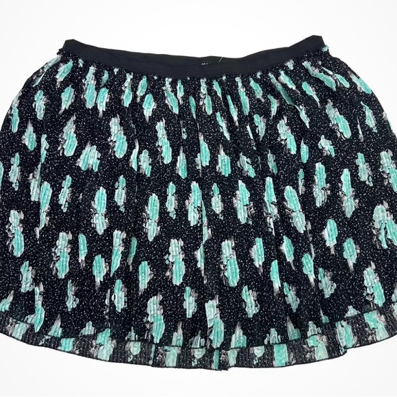 Teal flower pleated skirt Torrid 2X - Picture 2 of 7